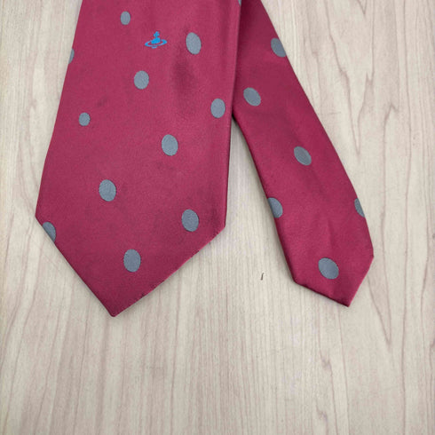 ヴィヴィアンウエストウッド Vivienne Westwood ドット×オーブ柄 ネクタイ メンズ