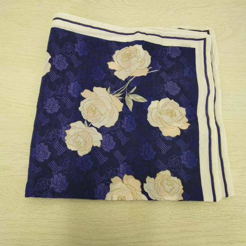 ランバンオンブルー LANVIN en Bleu 花柄スカーフ レディース