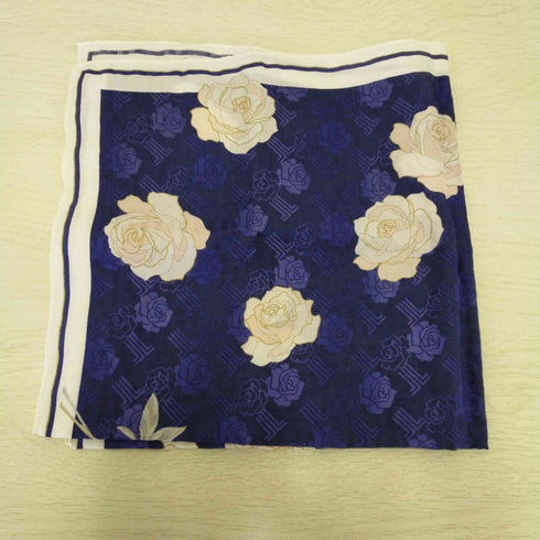 ランバンオンブルー LANVIN en Bleu 花柄スカーフ レディース