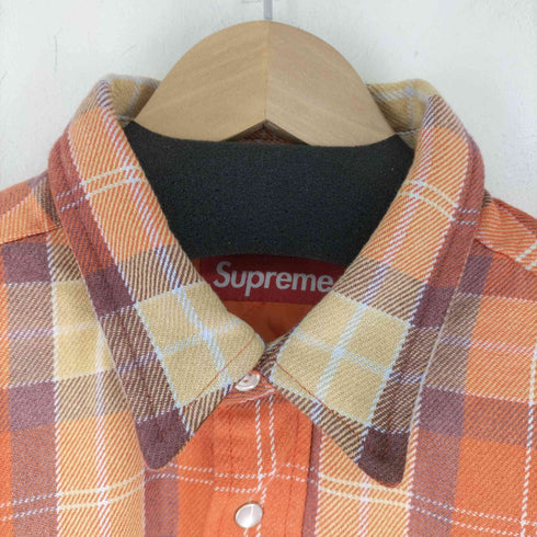 シュプリーム Supreme 24SS QUILTED FLANNEL SNAP SHIRT メンズ import:S