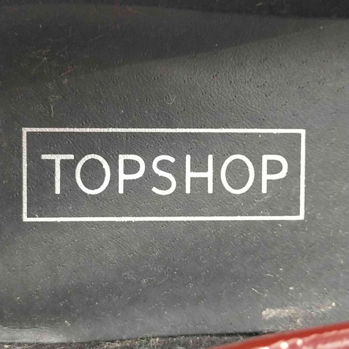 トップショップ TOPSHOP イタリア製 厚底 タッセル ローファー レディース 37 4