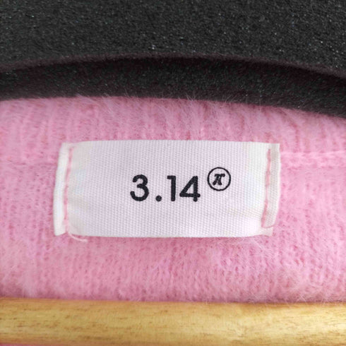 3.14 Vネックシャギーニット メンズ ONE SIZE