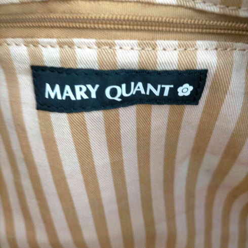 メアリークヮント MARY QUANT フラワーチャームレザーショルダーバッグ レディース