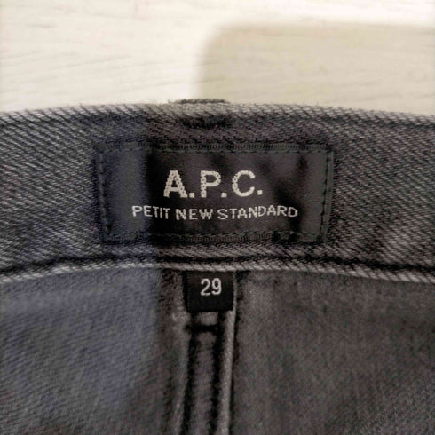 アーペーセー A.P.C. ブラックスキニーデニムパンツ メンズ US:28-29