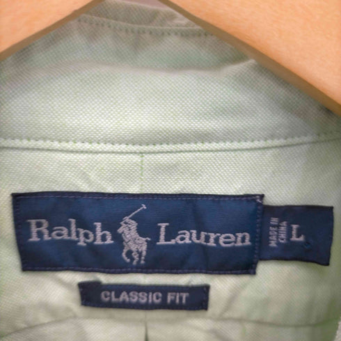 ラルフローレン RALPH LAUREN CLASSIC FIT ポニー刺繍 L/Sシャツ メンズ JPN:L