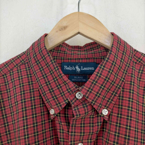 ラルフローレン RALPH LAUREN BLAKE ポニー刺繍 チェック BDシャツ メンズ import:XL