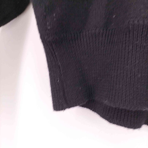 イヴサンローラン Yves Saint Laurent 80-90s tricots YSL刺繍 センターシーム ウールニット レディース import:M