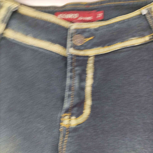 KENKO JEAN PARIS バイカラー ストレッチ ブーツカットデニム レディース 27