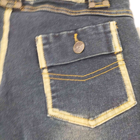 KENKO JEAN PARIS バイカラー ストレッチ ブーツカットデニム レディース 27