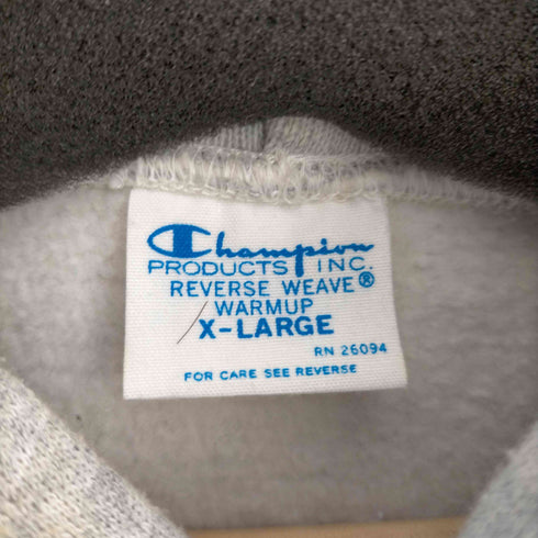 チャンピオン Champion REVERSE WAEVE 青タグ復刻 スプリクトロゴプルオーバーパーカー メンズ import:XL