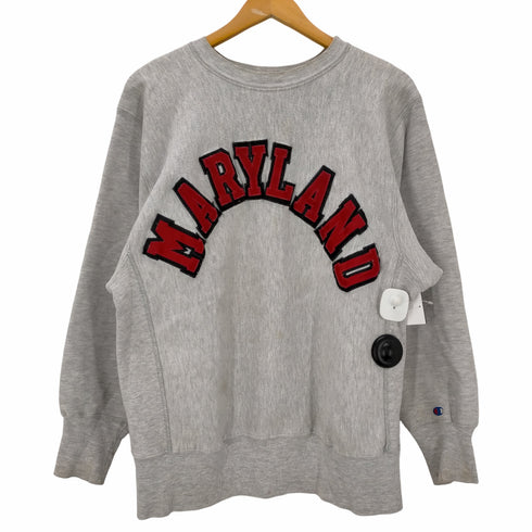 チャンピオン Champion 90S USA製 MAARYLAND ワッペン REVERSE WEAVE スウェット メンズ import:L