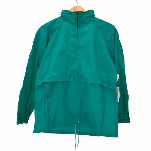 エディーバウアー Eddie Bauer 黒タグ フード収納 ナイロンジャケット メンズ import:M