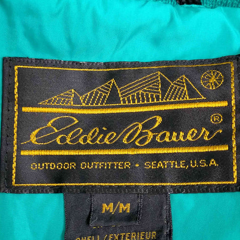 エディーバウアー Eddie Bauer 黒タグ フード収納 ナイロンジャケット メンズ import:M