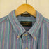 エディーバウアー Eddie Bauer 黒タグ後期 インディアンシャンブレー ストライプ BDシャツ メンズ import:XL