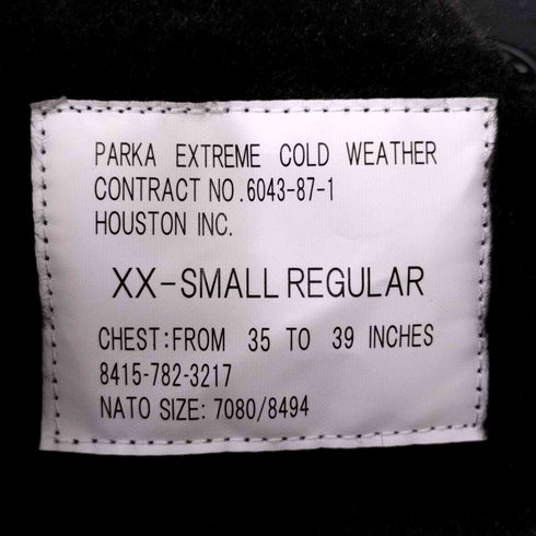 ヒューストン HOUSTON ライナー付き M-51 モッズコート EXTREME COLD WEATHER メンズ XX-SMALL REGULAR