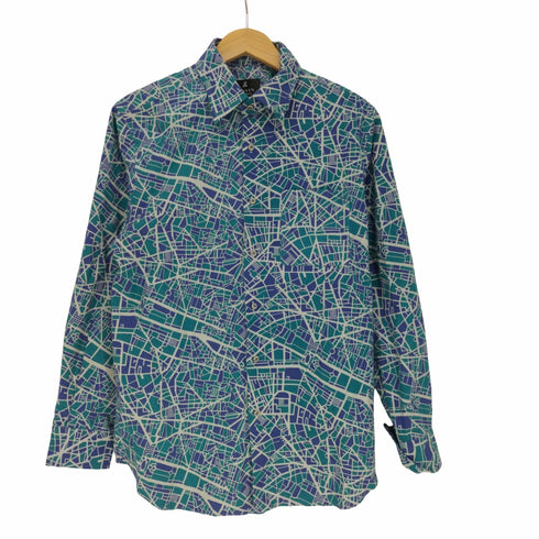 ランバンコレクション LANVIN COLLECTION 総柄 レギュラー L/S シャツ メンズ JPN:50