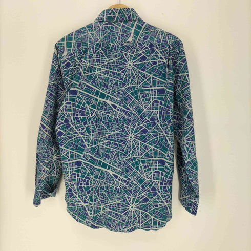 ランバンコレクション LANVIN COLLECTION 総柄 レギュラー L/S シャツ メンズ JPN:50