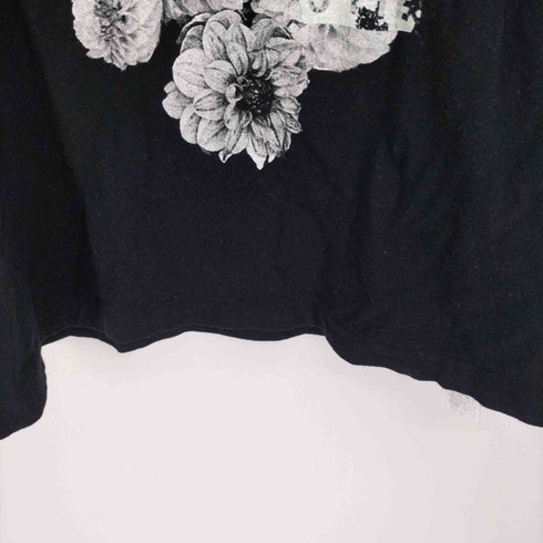 ヨウジヤマモト Yohji Yamamoto 20S Cotton Jersey Blooming Flowers Message T-Shirt メンズ JPN:3