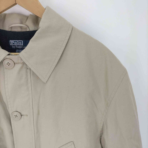 ポロバイラルフローレン Polo by RALPH LAUREN 裏地 フリース ステンカラー ハンティング ハーフコート ジャケット メンズ import:L