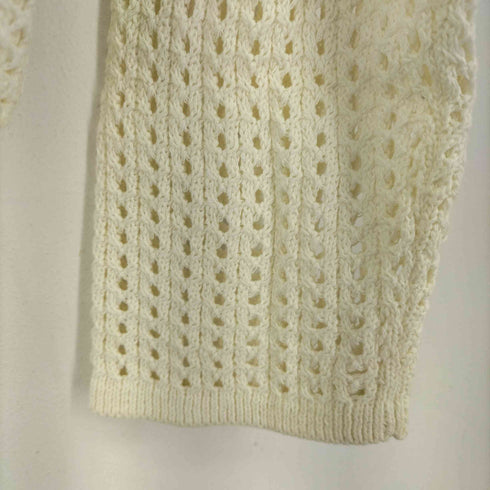 ロクビューティーアンドユースユナイテッドアローズ 6 BEAUTY & YOUTH UNITED ARROWS MESH LONG SLEEVE KNIT/ニット レディース FREE