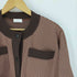 ボールジー BALLSEY 22AW キカジャカードジャージー クルーネックカーディガン レディース JPN:S