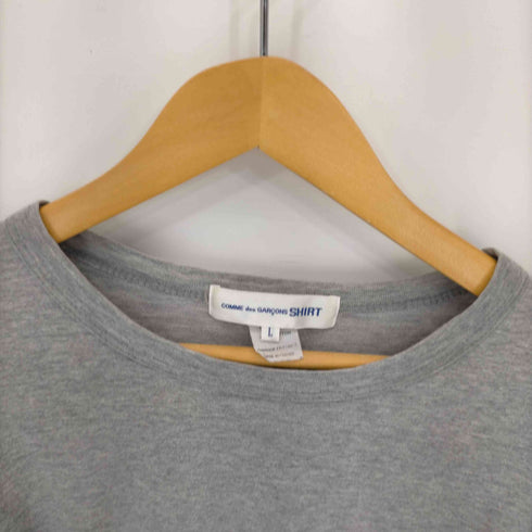 コムデギャルソンシャツ COMME des GARCONS SHIRT 袖チェック 切替え カットソー メンズ JPN:L