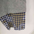 コムデギャルソンシャツ COMME des GARCONS SHIRT 袖チェック 切替え カットソー メンズ JPN:L