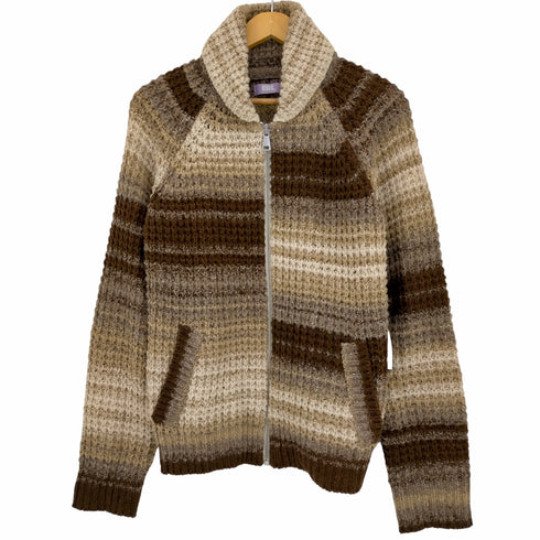 イーアールエル ERL Striped Zipped Wool-Blend Knit Sweat メンズ import:S