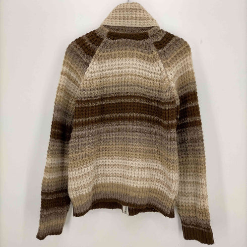 イーアールエル ERL Striped Zipped Wool-Blend Knit Sweat メンズ import:S