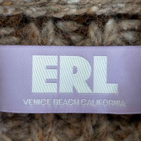 イーアールエル ERL Striped Zipped Wool-Blend Knit Sweat メンズ import:S