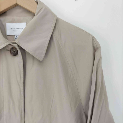 ビューティーアンドユースユナイテッドアローズ BEAUTY & YOUTH UNITED ARROWS 21SS バックタックステンカラーロングコート 撥水加工 レディース JPN:M