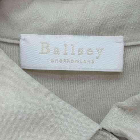 ボールジー BALLSEY 22AW セルロースモールスキン シャツワンピース レディース JPN:34