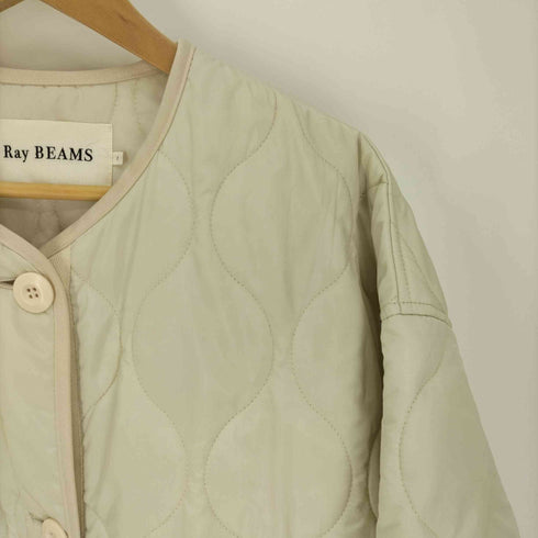 レイビームス Ray BEAMS 22AW キルティング ノーカラー ブルゾン レディース JPN:1