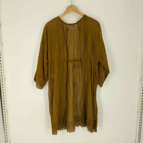 トゥモローランドコレクション TOMORROWLAND collection 22SS ルコットンオーガンジー クルーネックワンピース レディース JPN:36