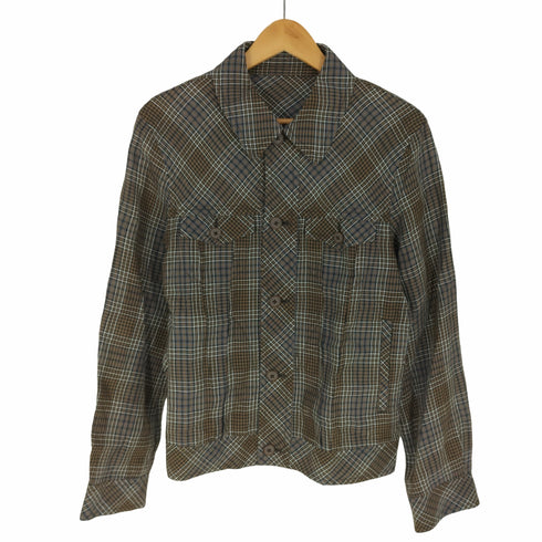 トゥモローランド TOMORROWLAND 18SS シースルーチェックブルゾン メンズ 48