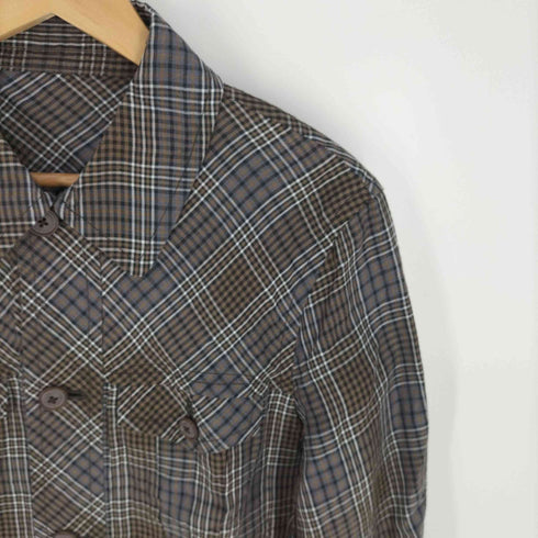 トゥモローランド TOMORROWLAND 18SS シースルーチェックブルゾン メンズ 48