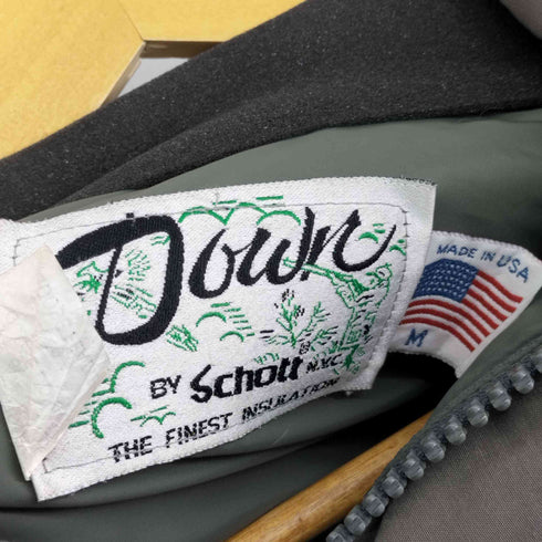 ダウン バイ ショット Down BY Schott MADE IN USA 比翼 ダウンジャケット メンズ JPN:M
