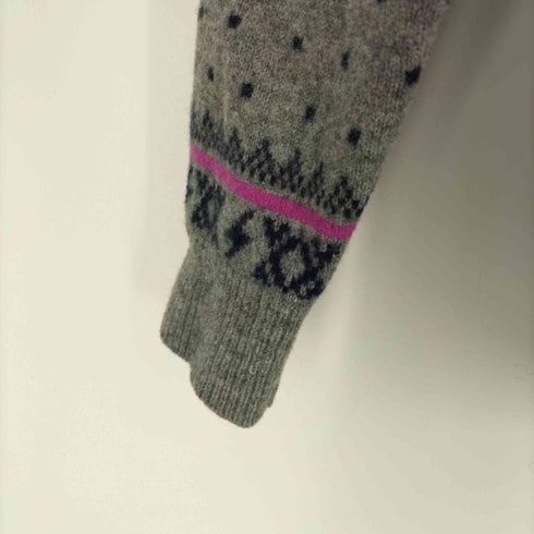 ヒステリックグラマー HYSTERIC GLAMOUR 16AW NORDIC WOMAN HEAD WOOL KNIT レディース JPN:M