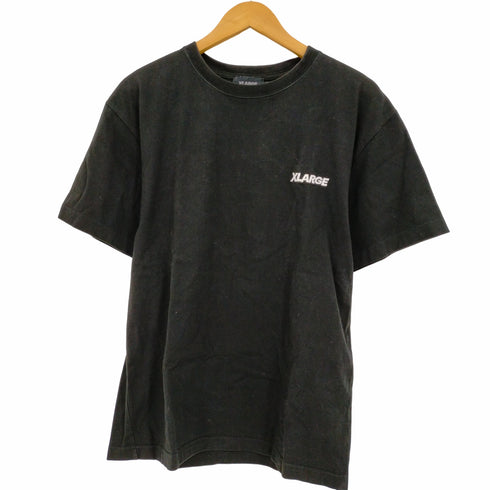 エクストララージ X-LARGE S/S TEE OG ロゴ刺繍 バックプリント クルーネックTシャツ メンズ JPN:L