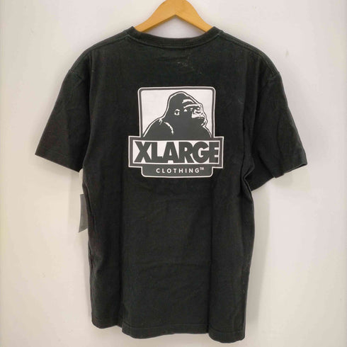 エクストララージ X-LARGE S/S TEE OG ロゴ刺繍 バックプリント クルーネックTシャツ メンズ JPN:L
