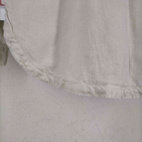 ザラ ZARA ホワイトデニムシャツ レディース import:L