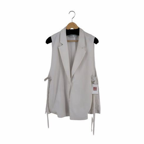 ザラ ZARA VEST WITH SLIT レディース import:L