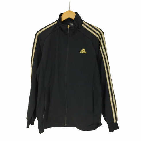 アディダス adidas Clima365 パフォーマンス ロゴ刺繍 ゴールド トラックジャケット ジャージ メンズ import:M
