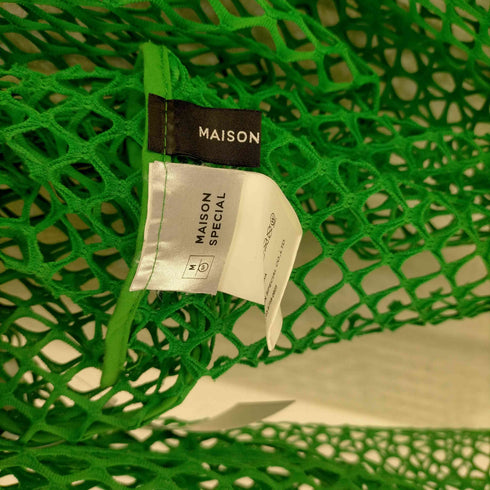 メゾンスペシャル MAISON SPECIAL ビッグメッシュトップス レディース FREE