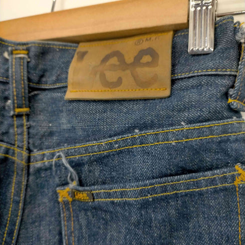 リー Lee 70-80S USA製 白タグ ブーツカット フレアデニムパンツ TALONジップ レディース