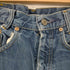 リーバイス Levis 80S ボタン裏553刻印 501 42TALON 黒カン デニムパンツ レディース 28×36