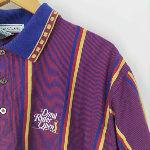 IZOD CLUB ゴルフ 刺繍 S/S ポロシャツ メンズ import:L