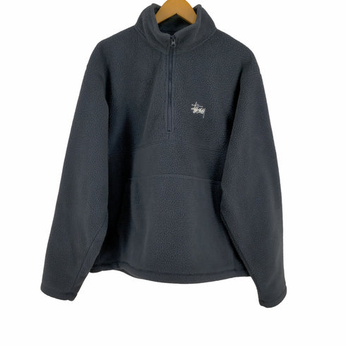 ステューシー Stussy 22AW Half Zip Mock Neck プルオーバー フリースジャケット メンズ import:L