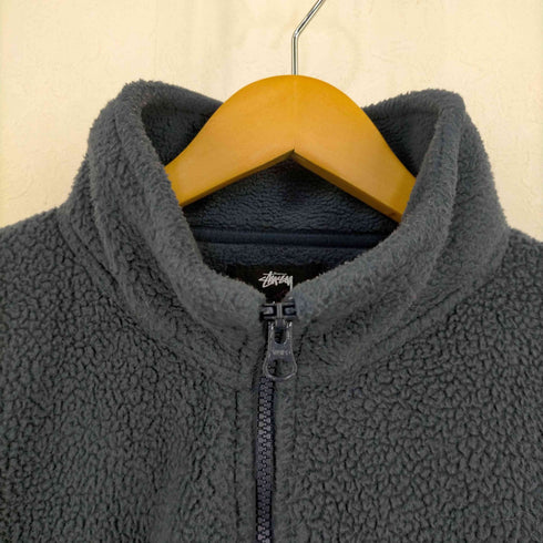 ステューシー Stussy 22AW Half Zip Mock Neck プルオーバー フリースジャケット メンズ import:L