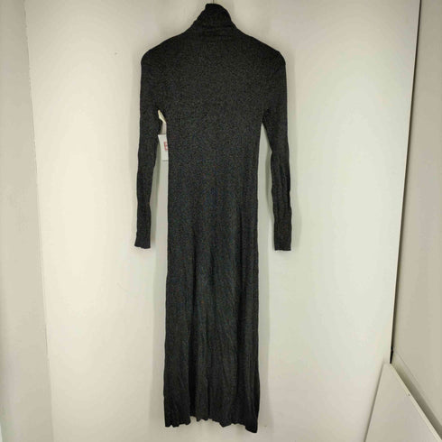 ザラ ZARA METALLIC THREAD KNIT DRESS タートルネックラメニットドレス レディース JPN:M
